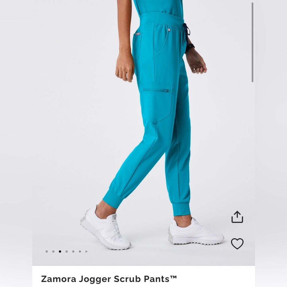 Figs Womens Joggers XXSP. Technical Collection Teal